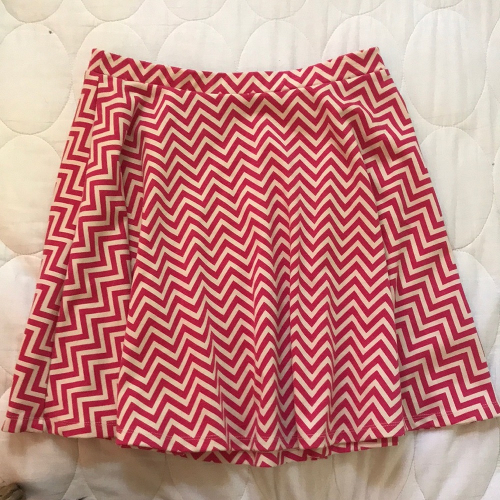 Pink and Cream Skirt